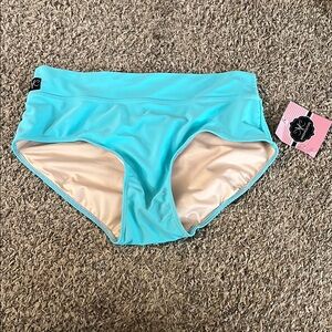 Aqua Blue Dance Briefs